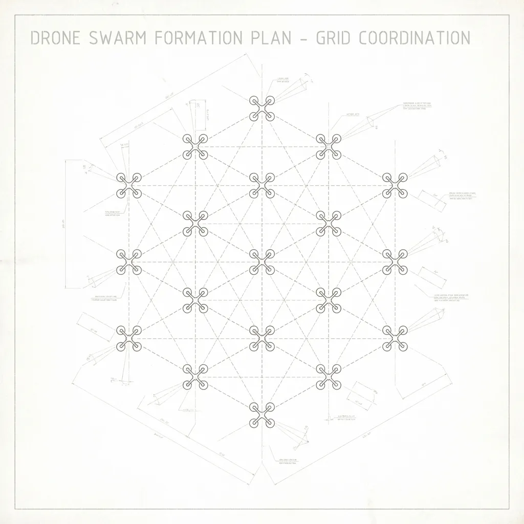 Swarm Drone Technical Visualization